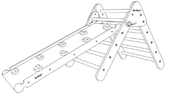 BanaSuper Foldable 3 in 1 Climbing Triangle Ladder.JPG