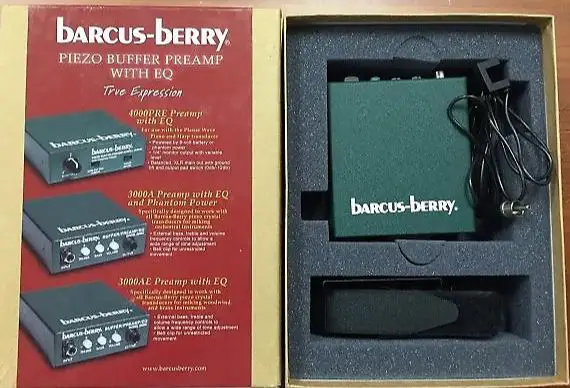 Barcus Berry 3000AE Piezo Buffer Preamp with EQ-fig-2