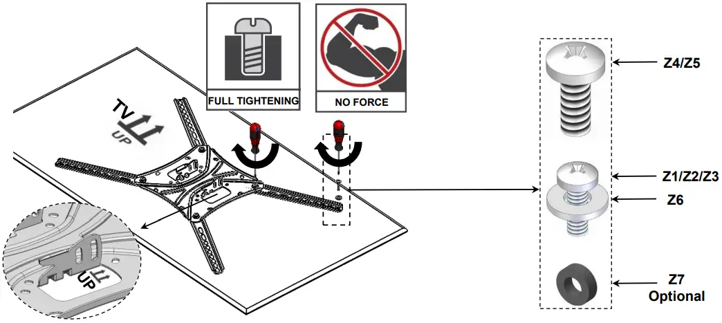 Barkan BM466XP Extra Long and Stable Premium TV Wall Mount - Connect