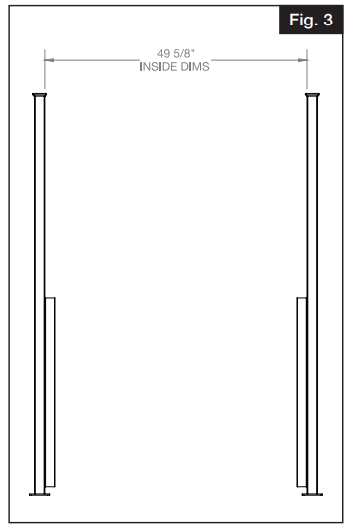 Barrette OUTDOOR LIVING 2054590 Vinyl Panel for Decorative Screen Panel Insert - distance between