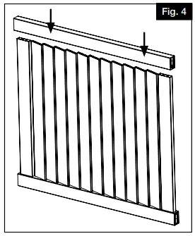 Barrette OUTDOOR LIVING 73050568 Louvered Gate Kit - Fig 2
