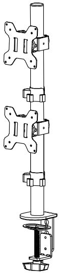 Bracwiser-MD7802-Dual-Vertical-Fully-Adjustable-Monitor-Arm-Stand-Mount-PRODUCT