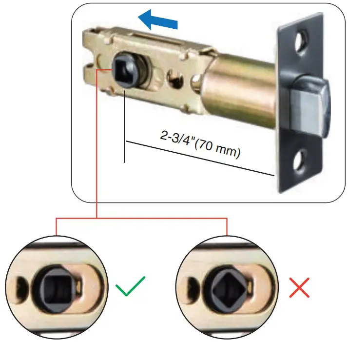 Brightify DCC04171101 Oil Bronze Front Door Handle - parts16