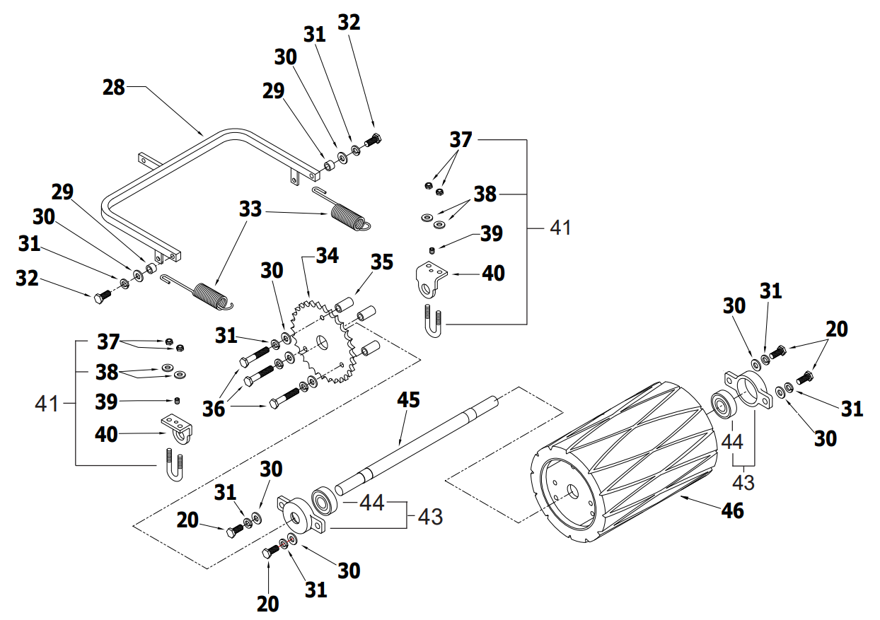 CALIFORNIA TRIMMER RL255 25 Inch Commercial Reel Mower - PARTS INFORMATION 1