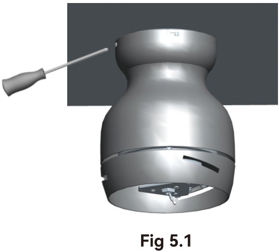 CARRO YDC443Q-FM Flush Mount Ceiling Fan with LED Light Remote - parts8
