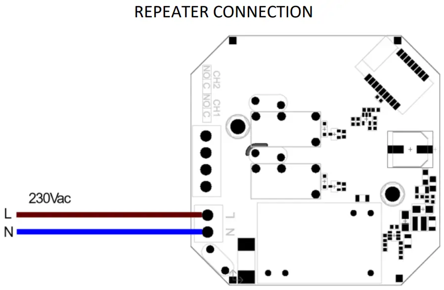 CASAMBI CBU Master Bus and Repeater - scheme2