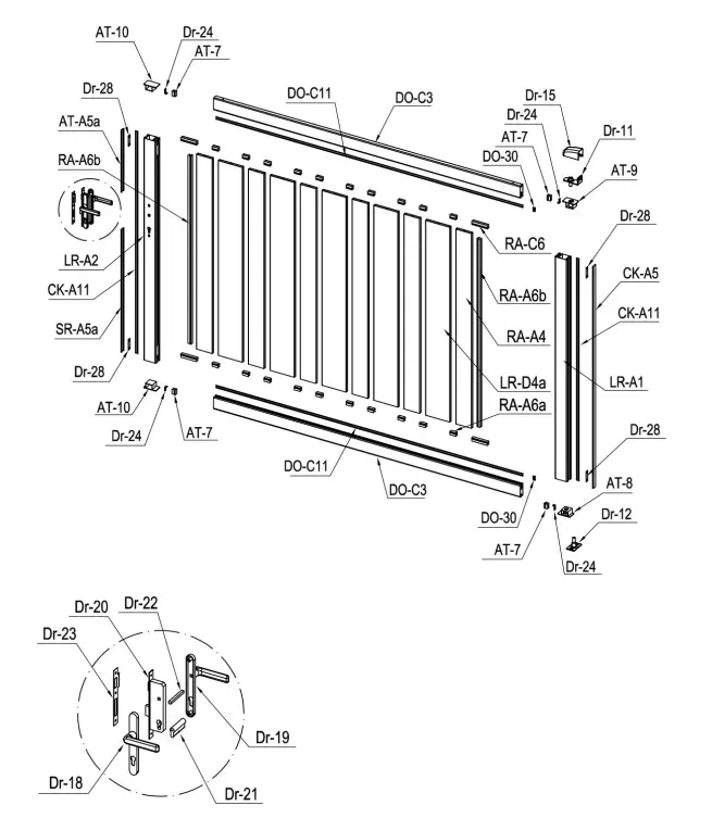 CASANOOV-VEYMONT-2-Leaf-Gate-300x140cm-Aluminum-fig (4)