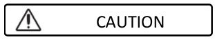 CAUTION icon