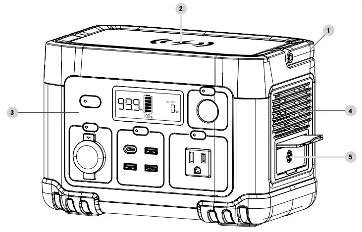 CHAMPION POWER EQUIPMENT 201188 300 Portable Power Station - Power Station