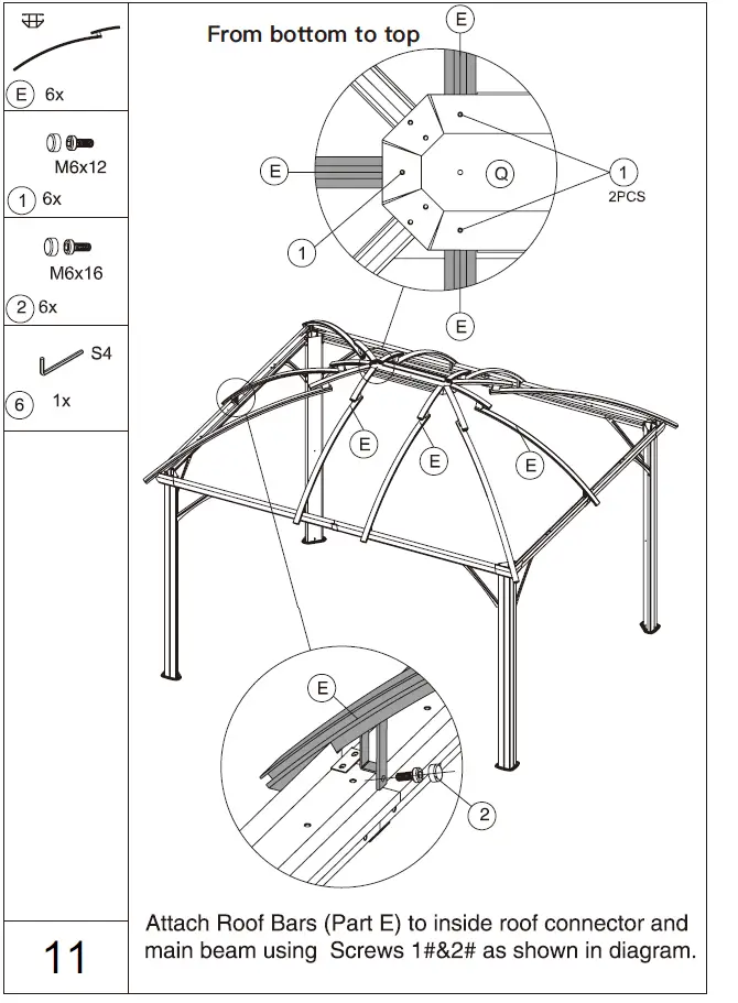 CHERY-LIFE-B0C26STGPR-10x-12 -Hardtop-Gazebo-With-Double-Roof-(14)