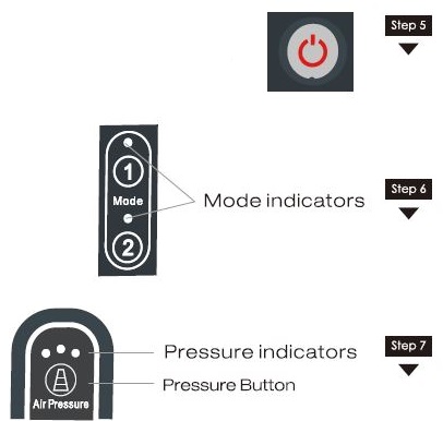CINCOM CM-010A Air Compression Leg Massager-fig- 06