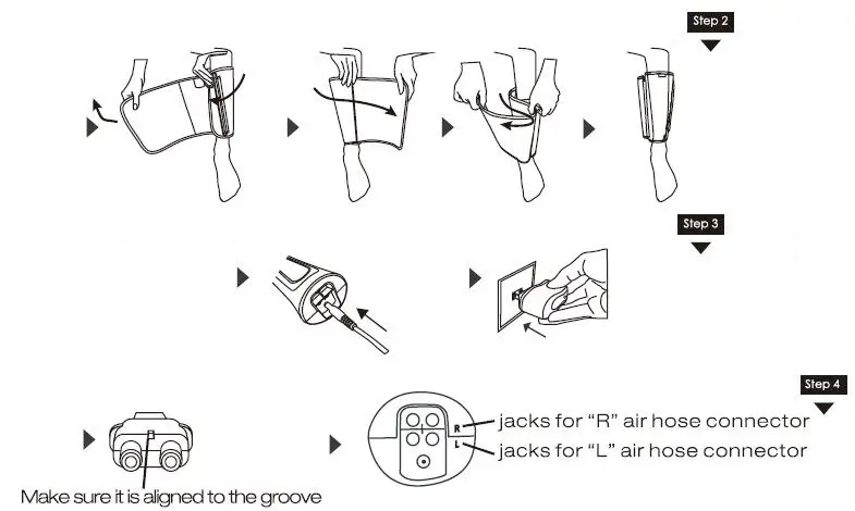 CINCOM CM-010A Air Compression Leg Massager-fig- (5)