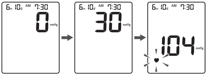 CITIZEN CH 456 Digital Blood Pressure Monitor - Symbol 15