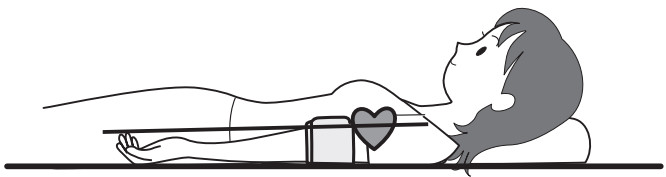 CITIZEN CH 456 Digital Blood Pressure Monitor - reclining posture