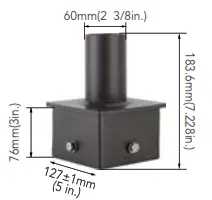 CLL MAL05 150W Area Light - ACCESSORIES1