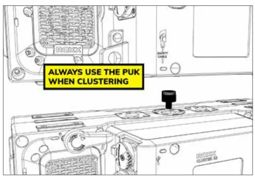 CLUSTER S2 High Power Pixel Mappable Hybrid Strobe - Hanging3