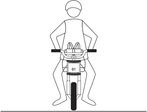COCLUB KB200 Electric Bike - Properriding mode 1