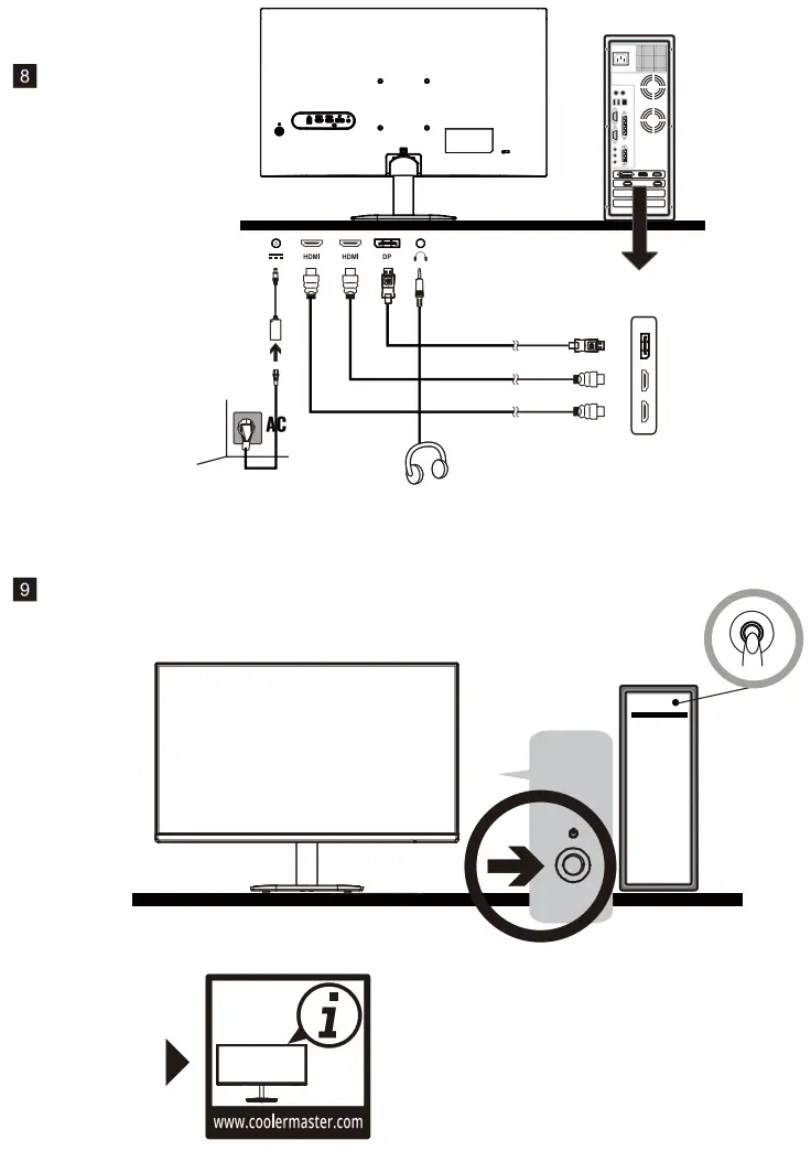 COOLER MASTER GA271 27 Inch Gaming Monitor - Monitor 2