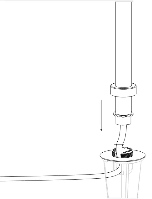 CORSTON 14623 Ealing Ground Spotlight - tighten collar2