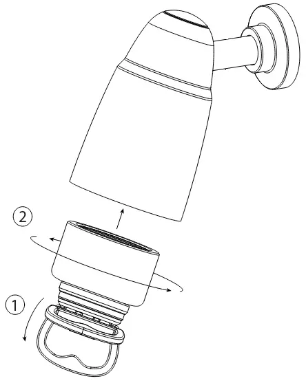 CORSTON 14623 Ealing Ground Spotlight - tighten collar6