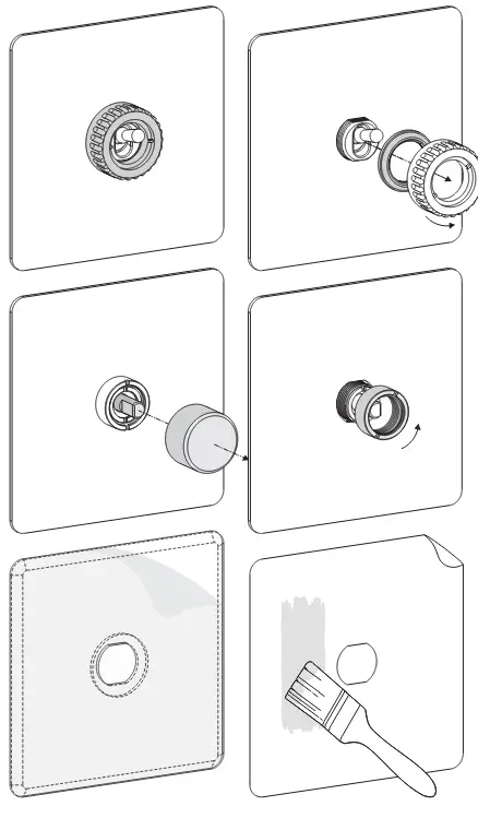 CORSTON-1G-Switches-and-Sockets-Antique-Brass-White-Inserts-FIG-1