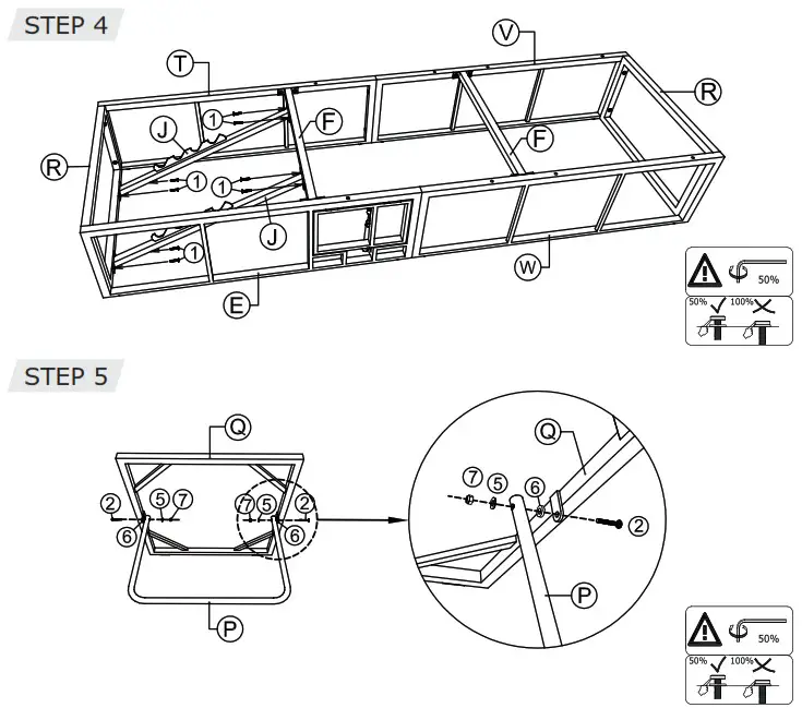 COSTWAY HW68260 12 22 Sun Lounger With Canopy - Before You Start 13