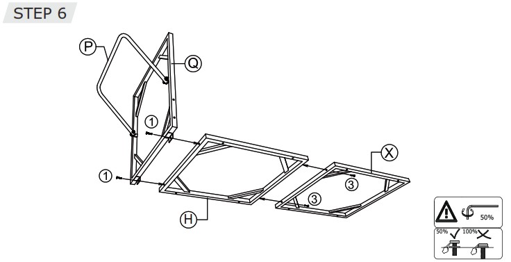 COSTWAY HW68260 12 22 Sun Lounger With Canopy - Before You Start 14