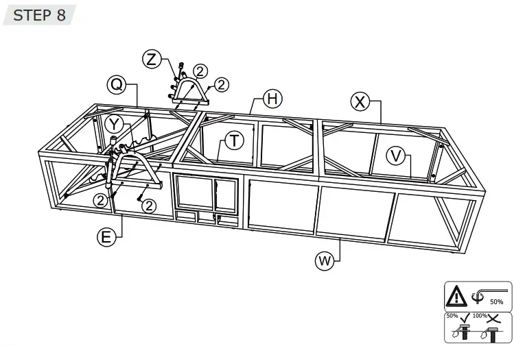 COSTWAY HW68260 12 22 Sun Lounger With Canopy - Before You Start 16