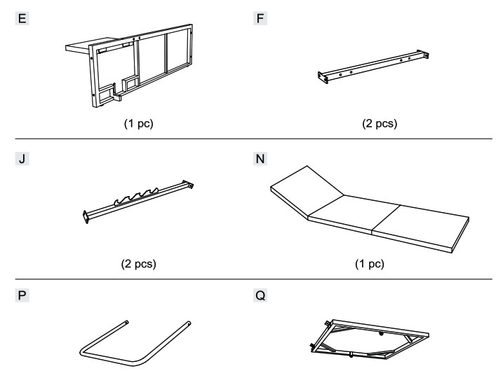 COSTWAY HW68260 12 22 Sun Lounger With Canopy - Before You Start 4