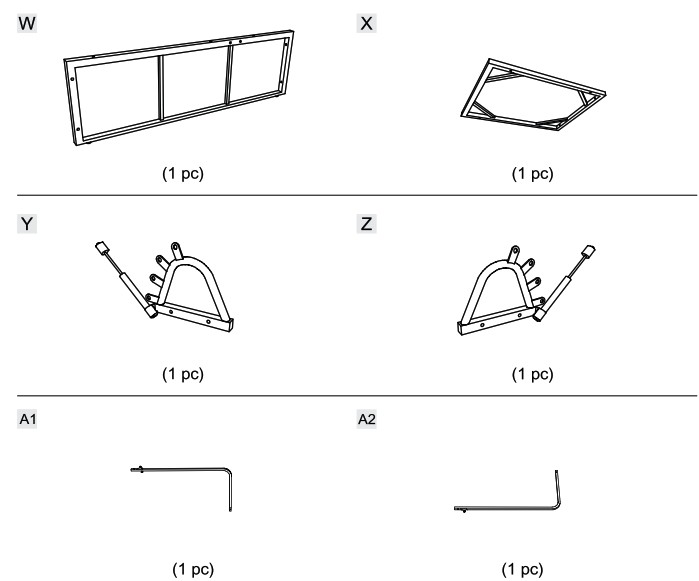 COSTWAY HW68260 12 22 Sun Lounger With Canopy - Before You Start 6
