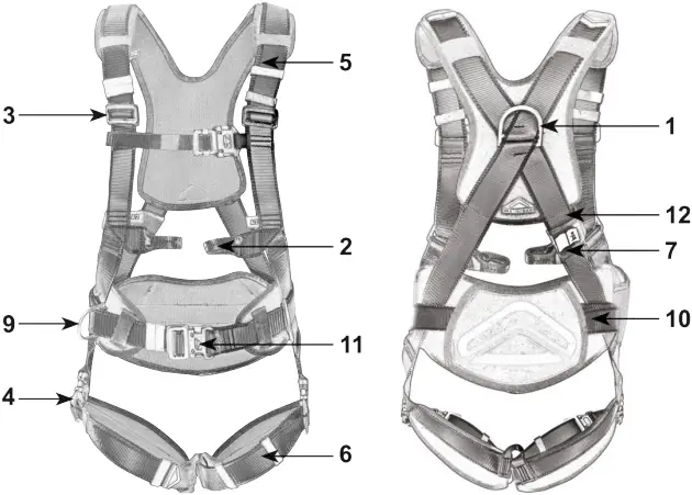 CRESTO Safety Harness - f1