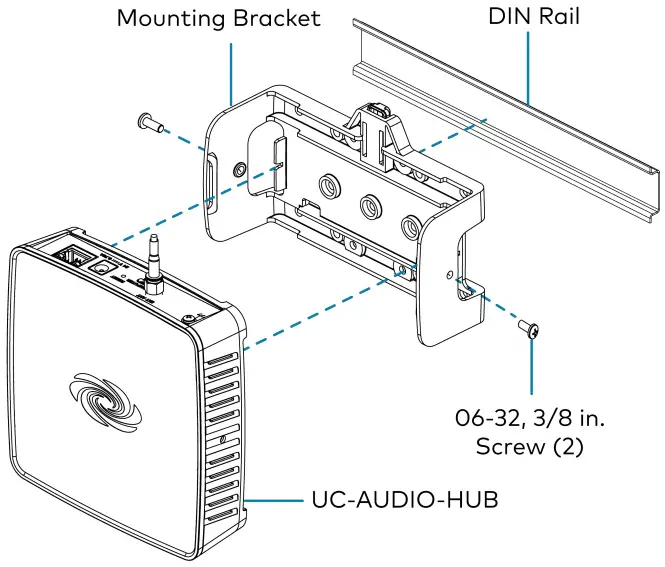 CRESTRON M202109001 Flex Pod Wireless Audio Solution - DIN Rail Mount