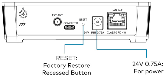 CRESTRON M202109001 Flex Pod Wireless Audio Solution - Factory Restore