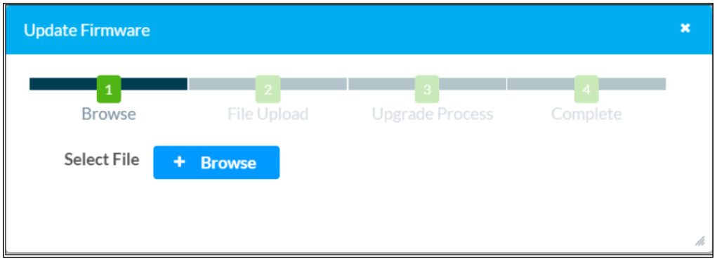 CRESTRON M202109001 Flex Pod Wireless Audio Solution - Update Firmware Dialog Box