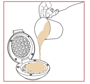 CROWNFUL CF-WM01 Mini Waffle Maker Machine - Figure 6
