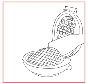 CROWNFUL CF-WM01 Mini Waffle Maker Machine - Figure 7