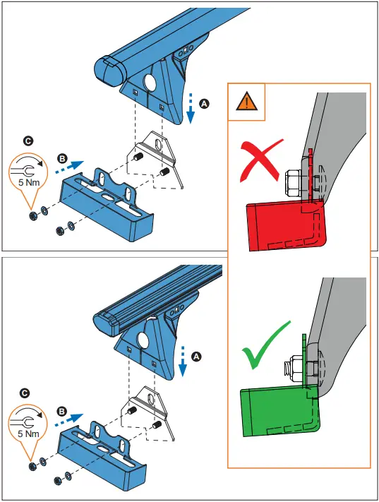 CRUZ 934-438 Kit Soportes LCV B16