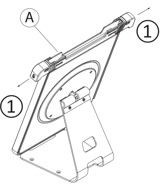 CTA PAD-ASCS10W Anti-Theft Security Case with Stand fig 2