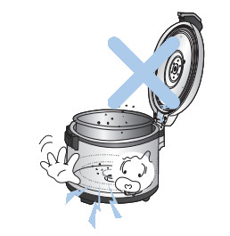 CUCKOO CR-3032 Commercial Large Capacity Rice Cooker - Clean any dust or alien