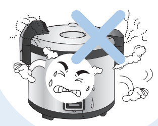 CUCKOO CR-3032 Commercial Large Capacity Rice Cooker - Do not use over