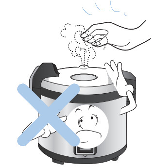 CUCKOO CR-3032 Commercial Large Capacity Rice Cooker - Keep your hand