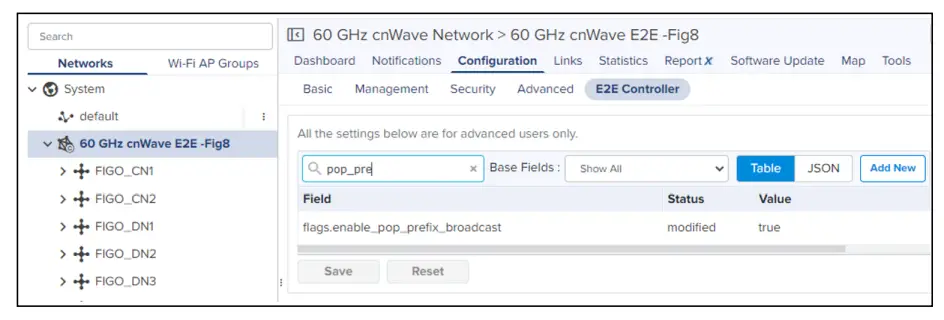 Cambium Networks cnWave 60 GHz V5000 Distribution Node - broadcast parameter