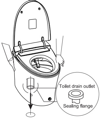Casta Diva CD Y010S Smart Toilet with Built Bidet - Water supply hoses 2