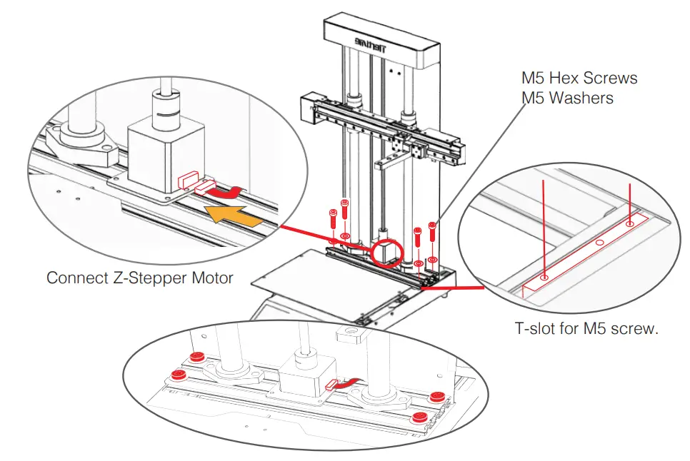 Assembling Y-Z Axis