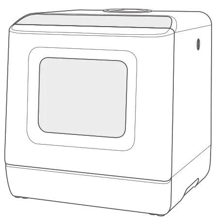 ChuMaste CM-XWJ01 Tabletop Dishwasher