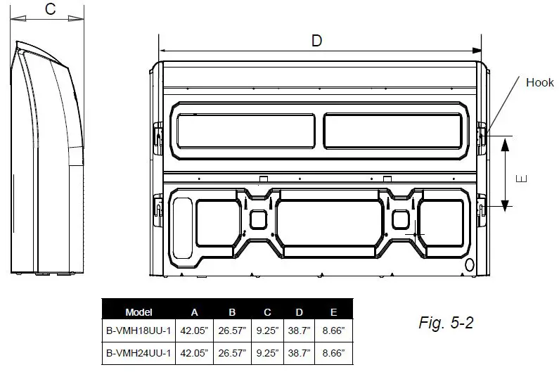 Comfort-Aire-B-VMH24UU-1-Ceiling-and-Floor-Unit-FIG-3