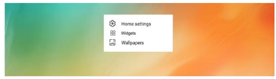 Home Settings, Widgets And Wallpapers