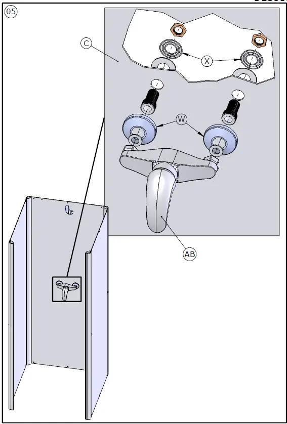 Couverture DES519I Shower Cubicle 10