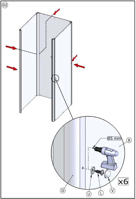 Couverture DES519I Shower Cubicle 7