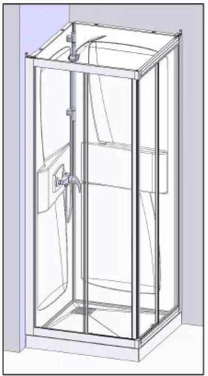 Couverture DES954K Electric Shower